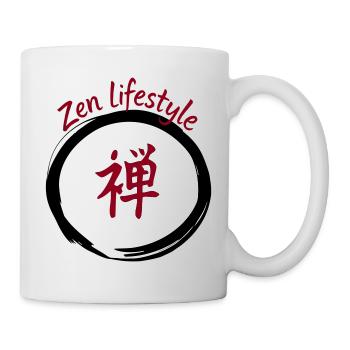 Lifestyle Zen Kanji Circulaire - Mug blanc - blanc - Droite