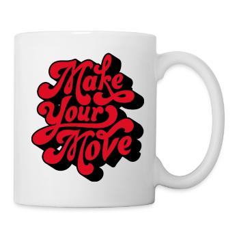 Faites votre amour un script rétro - Mug blanc - blanc - Droite