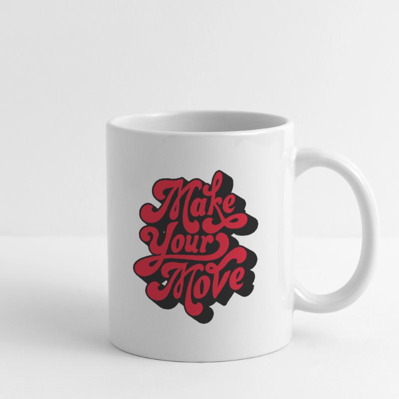 Make Your Love Retro Script Mug