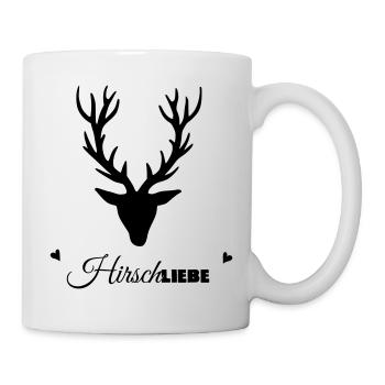 HirschLIEBE par les biens célestes - Mug blanc - blanc - Droite