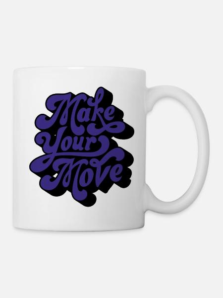 Mach deinen Zug - Tasse - Weiß