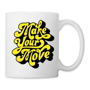 Faites votre action – Neon Script - Mug blanc - blanc - Droite