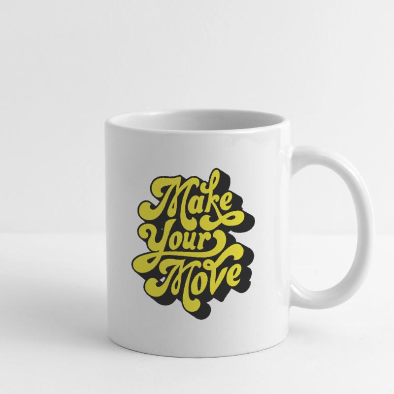 Make Your Move – Neon Script Mug