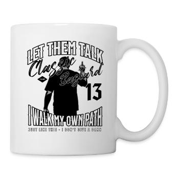 Motards – Let Them Talk – Biker Design - Mug blanc - blanc - Droite