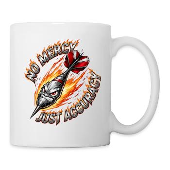 Feuerdart No Mercy Just Accuracy - Tasse - Weiß - Rechts