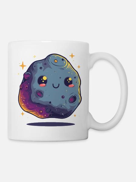 Kawaii Asteroidenstern - Tasse - Weiß