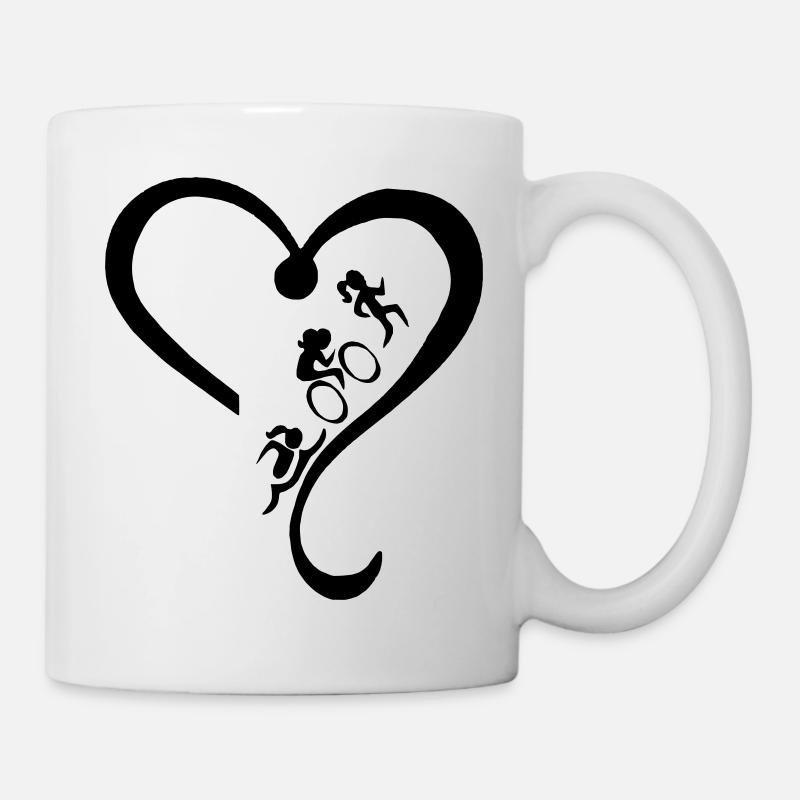Triathlon-holic - Tasse - Weiß