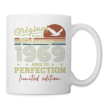 Anniversaire février 1969 - Mug blanc - blanc - Droite