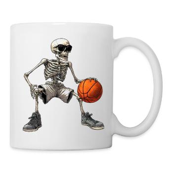 Skeleton Basketball Player Skull - Mug - white - Right