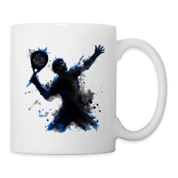 Padel - Tasse - Weiß - Rechts