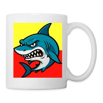 Hai - Tasse - Weiß - Rechts