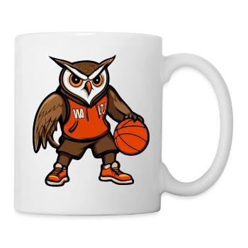 Owl Basketball - Mug - white - Right