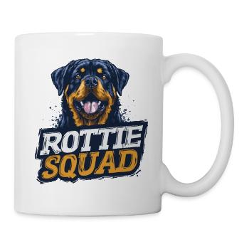 Rottie Squad – Strong dog motif - Mug - white - Right