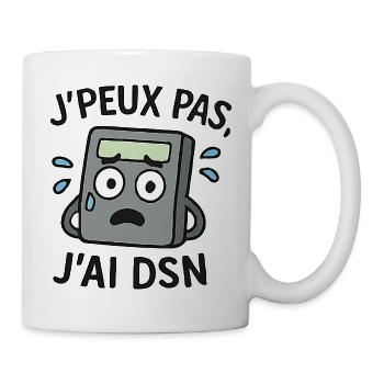 Ich kann nicht, ich habe DSN. - Tasse - Weiß - Rechts