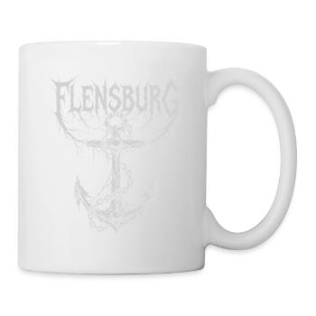 Flensburg – Motif de la ville du métal extrême - Mug blanc - blanc - Droite