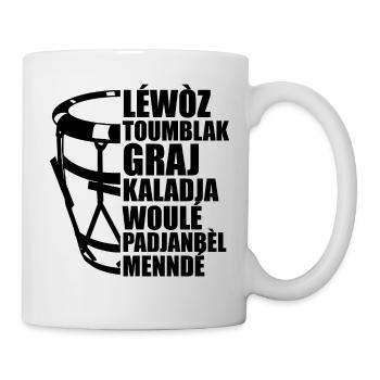 Gwoka Guadeloupe Gift - Gwoka Gwada T-Shirt - Mug - white - Right