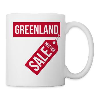 GREENLAND NOT FOR SALE - Mug - white - Right
