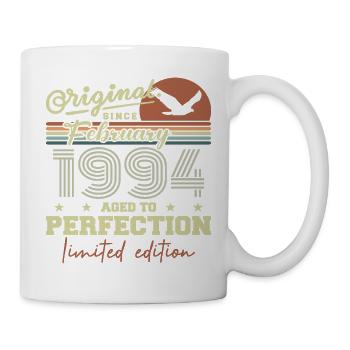 Anniversaire février 1994 - Mug blanc - blanc - Droite