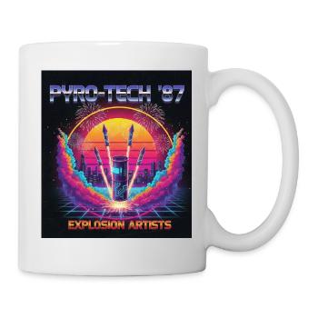 Cyber Pyro - Mug blanc - blanc - Droite