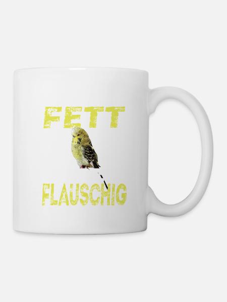 Not fat, but fluffy - Mug - white