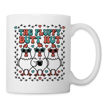 Hut of Fluffy Butts - Mug - white - Right