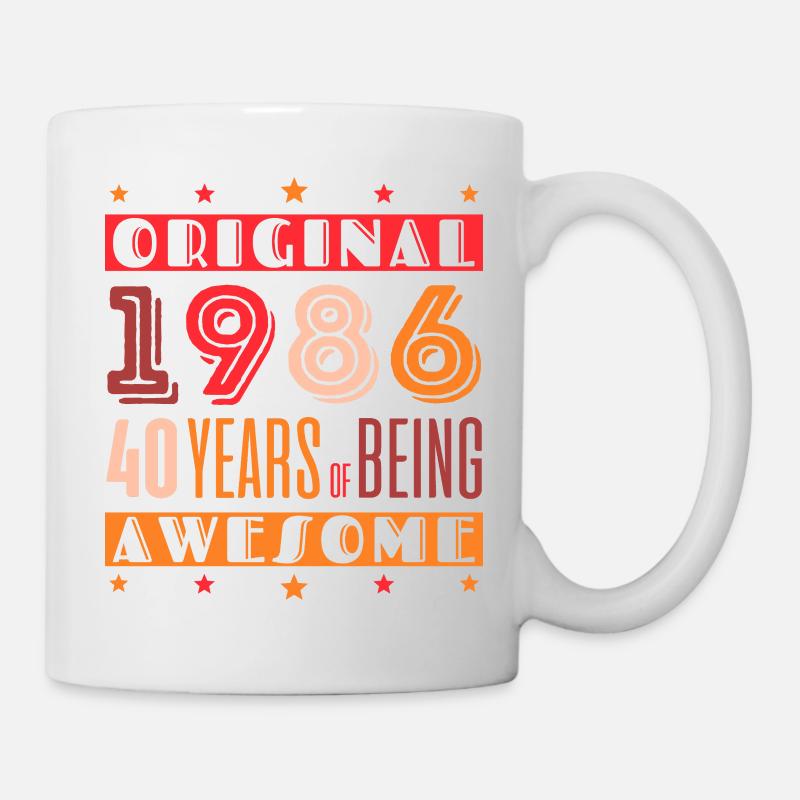Original 1986 : 40 ans d’extraordinaire - Mug blanc - blanc