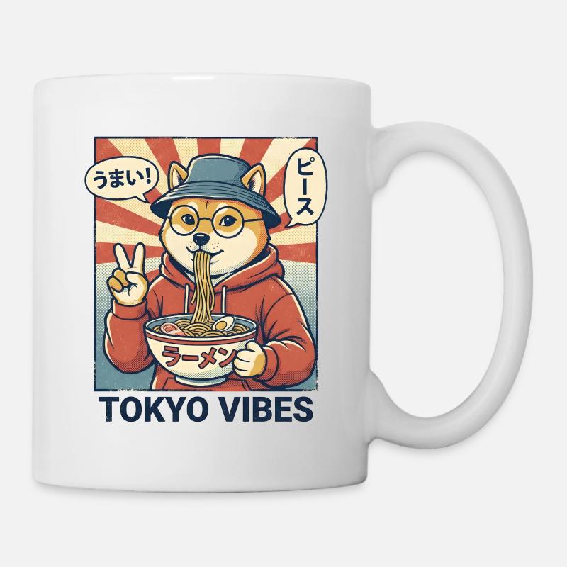 Shiba Slurp - Tasse - Weiß