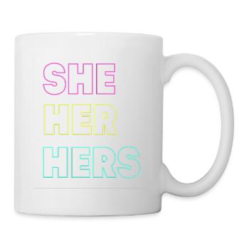 Queer Gender Vielfalt Gay pride LGBT - Tasse - Weiß - Rechts
