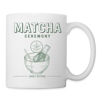 Matcha Ceremony Daily Ritual Green Tea Matcha - Tasse - Weiß - Rechts