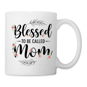Happy To Be Mom Mom Gift - Mug - white - Right