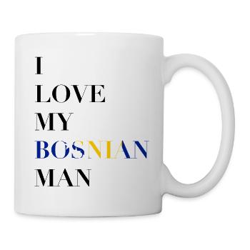 I LOVE MY BOSNIAN MAN - Mug - white - Right