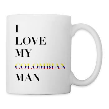 I LOVE MY COLOMBIAN MAN - Tasse - Weiß - Rechts