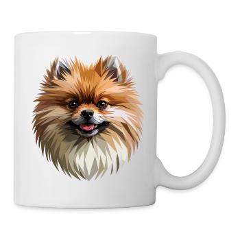 Pomeranian Pomeranian Pom Sweet German Spitz - Mug - white - Right