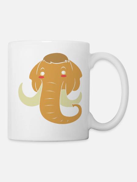 Mammut - Tasse - Weiß