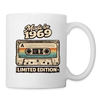 Made in 1969 Retro Kassette Limited Edition - Tasse - Weiß - Rechts