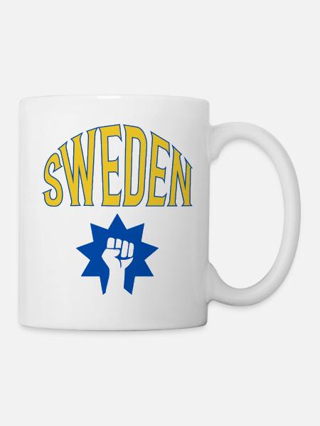 Schweden - Tasse - Weiß