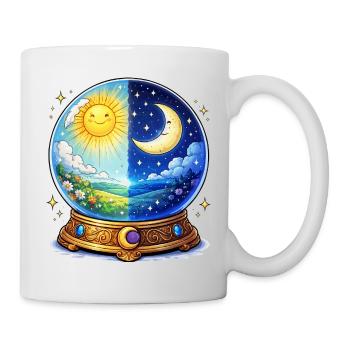 Day Night Crystal Ball - Mug - white - Right