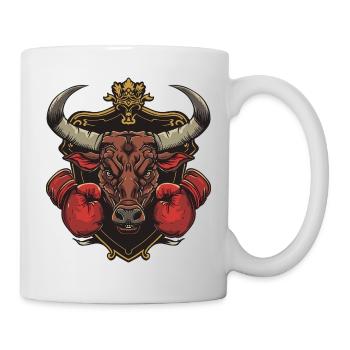 Bull Bull Boxer MMA - Mug blanc - blanc - Droite