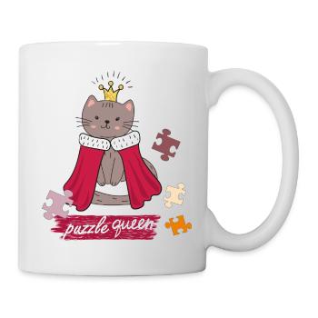 Reine des Puzzles - Mug blanc - blanc - Droite