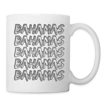 Bahamas en plongeant - Mug blanc - blanc - Droite