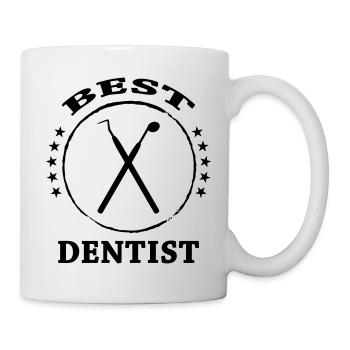 Best Dentist Tools Crest - Mug blanc - blanc - Droite
