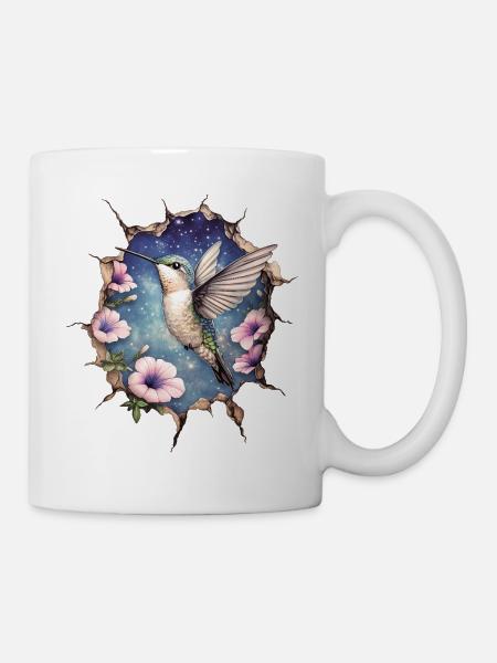 Kolibri - Tasse - Weiß