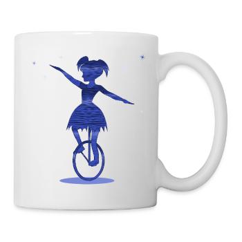 Einrad | Unicycling Freestyle  - Tasse - Weiß - Rechts