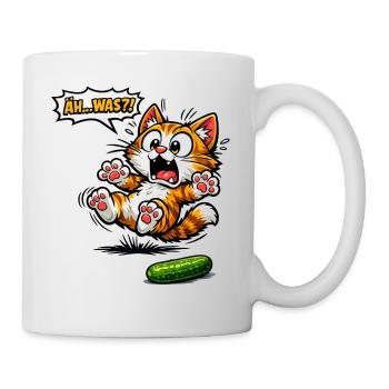 Funny Cat Eh What Saying Gift - Mug - white - Right