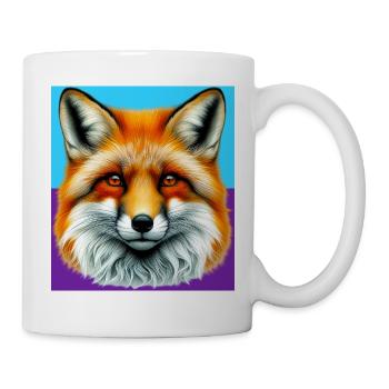 Fuchs - Tasse - Weiß - Rechts