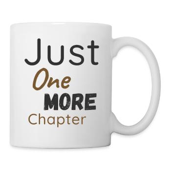 Nur Noch Ein Kapitel Shirt - Tasse - Weiß - Rechts