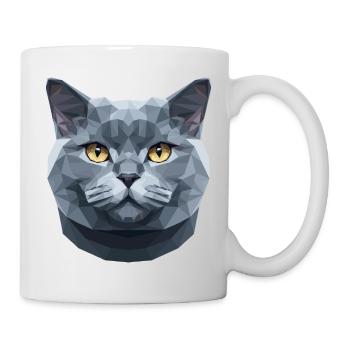 Britisch Kurzhaar Katze BKH Katzenmama Süße Katzen - Tasse - Weiß - Rechts
