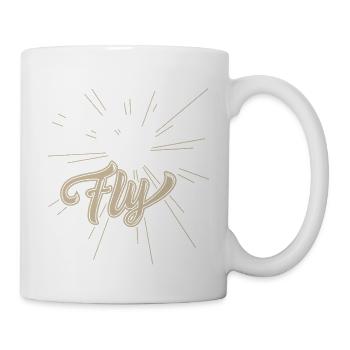 Hühner Fans -  Hahn - Gockel - Spruch - Bio - Tasse - Weiß - Rechts