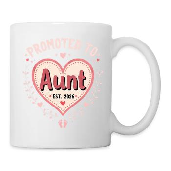 Tante 2026 Tante 2026 Promue Tante 2026 - Mug blanc - blanc - Droite