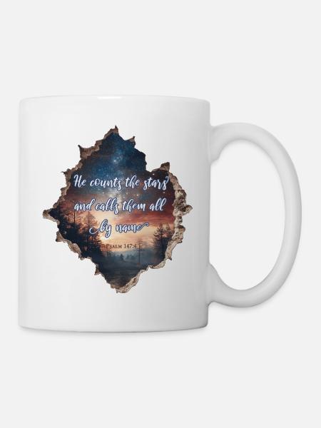 Bibelvers Christlich Religiös - Tasse - Weiß